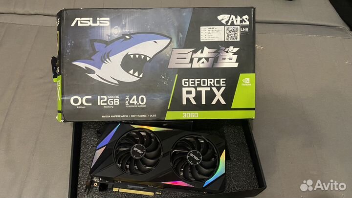 Видеокарта asus rtx 3060 12gb samsung