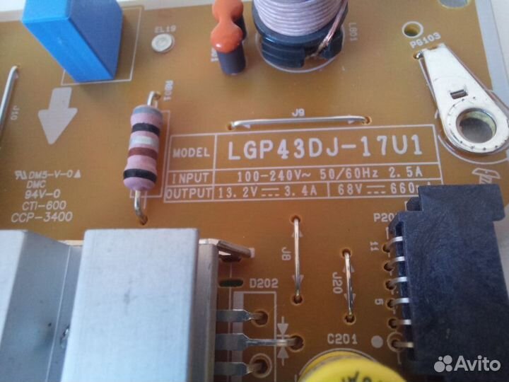 Блок питания LGP43DJ-17U1, EAX67209001 (1.5)