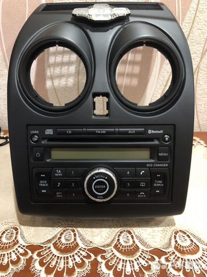 Магнитола Ниссан Кашкай с рамкой