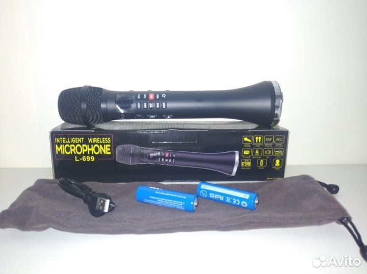 Караоке-микрофон L-699 DSP 20W, профессиональный