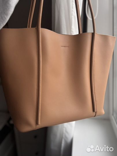Сумка шоппер натуральная кожа