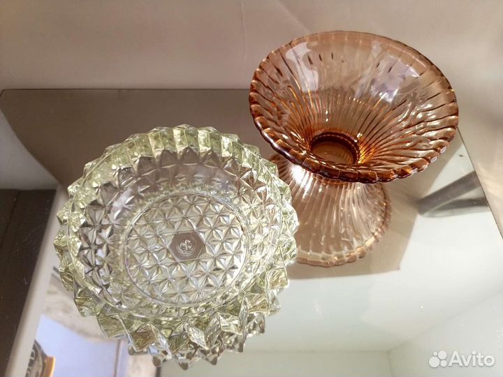 Ваза СССР конфетница пепельница винтаж ретро