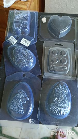 Пластиковые формы для мыла шоколада