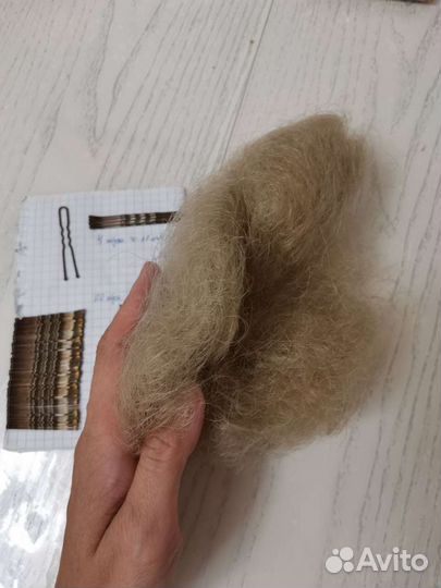 Невидимки 120 шт и валик для свадебной прически