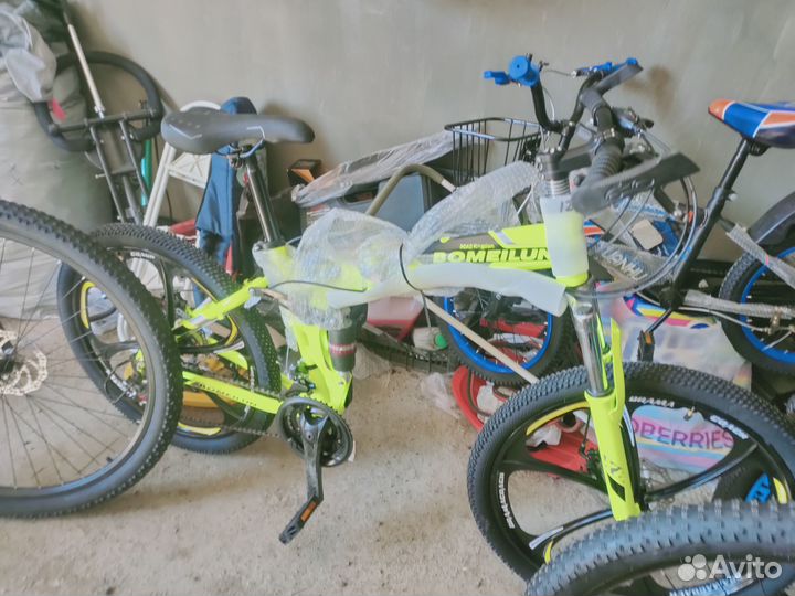 Складные двухподвессные велосипеды на литье