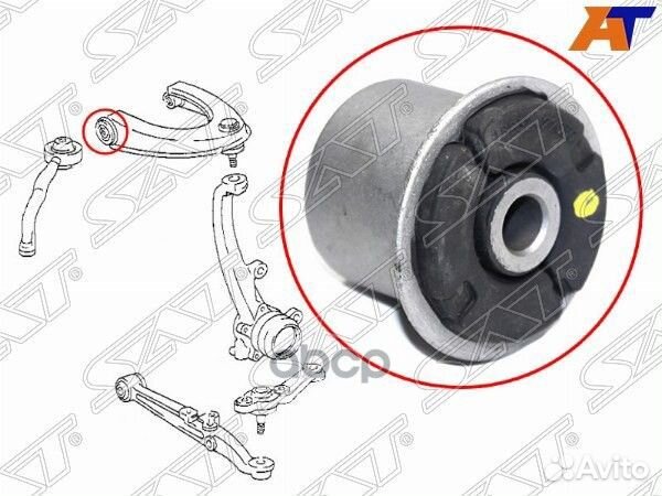 Сайлентблок переднего верхнего рычага железный