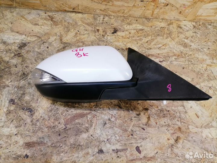 Зеркало правое белое Mazda 6 GH