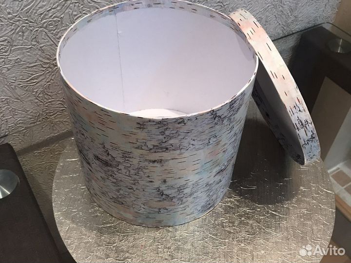 Коробка подарочная «Пенёк», Розовая с бантом