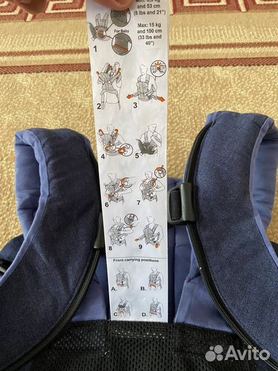 Эргорюкзак Baby Bjorn one cotton