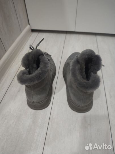 Ботинки женские зимние замша