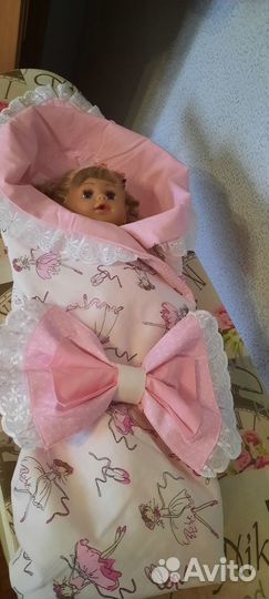 Продам летний конверт на выписку