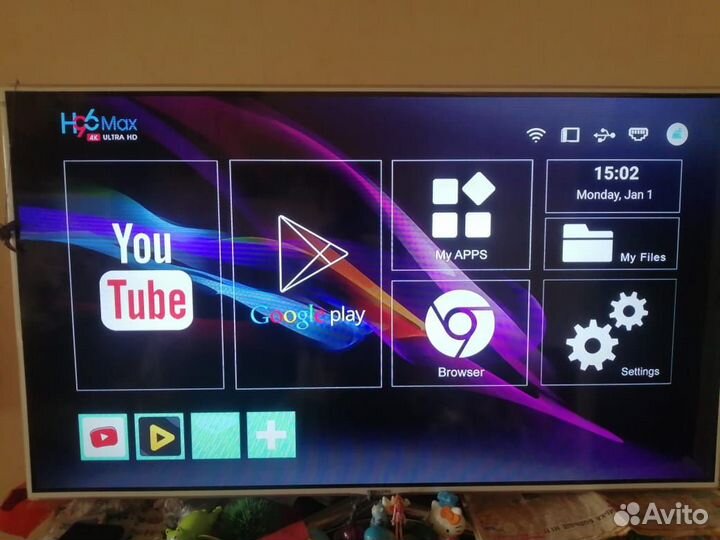 Андроид тв приставка с Wi-fi Tv box H96Max
