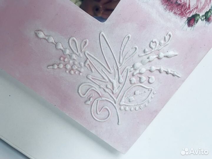 Зеркало IKEA декупаж