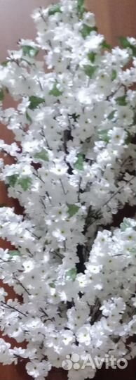 Для интерьера искусственное дерево белая Сакура