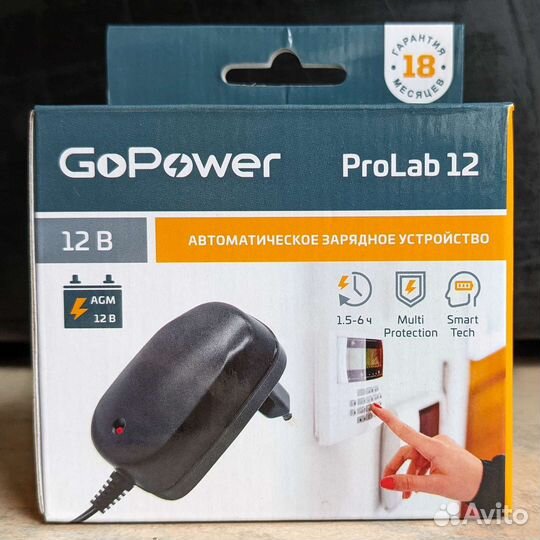 Автоматическое зарядное устройство 12 В GoPower