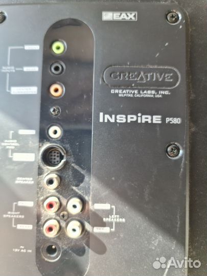 Creative inspire p580 колонки 5.1