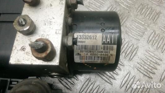 Блок ABS opel astra J (TEA11KW01)