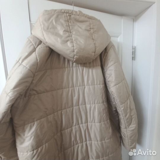 Пальто стеганное женское демисезонное 54 р
