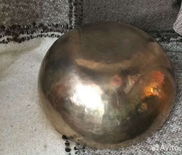 Непал поющая чаша кованая массажная