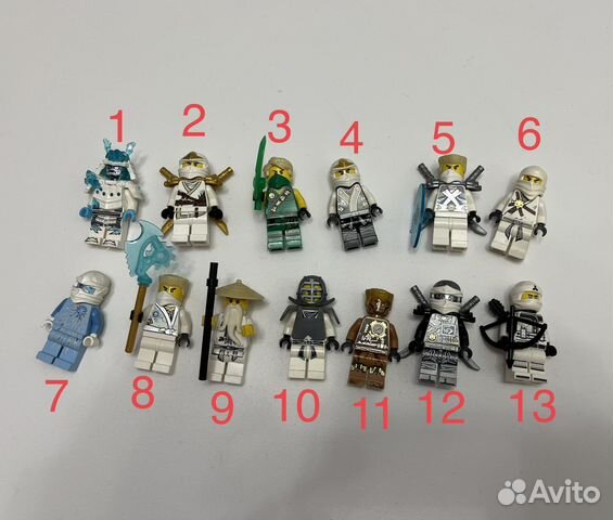 Lego ninjago минифигурки