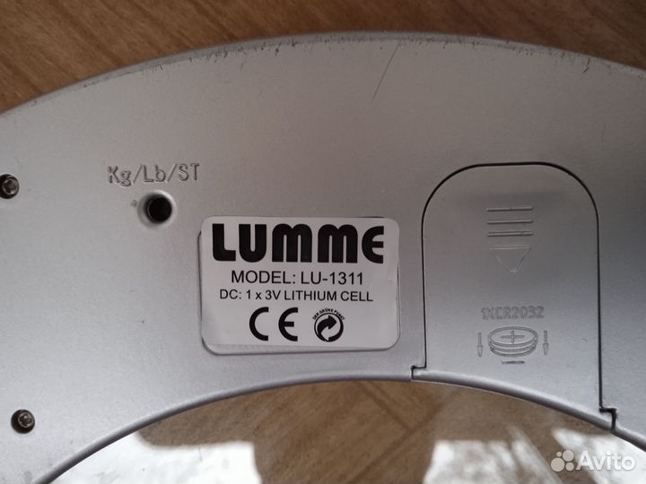 Весы напольные электронные Lummе - на запчасти