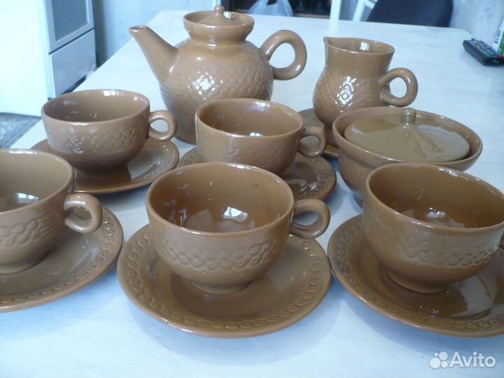 Чайный керамический сервиз Латвия