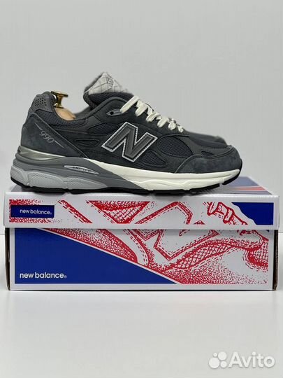 Кроссовки New Balance 990 серые 2