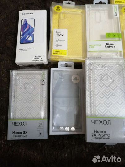 Чехлы на телефон и защитное стекло