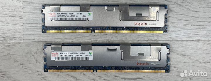 REG ECC Серверная DDR3 8 гб 2 шт
