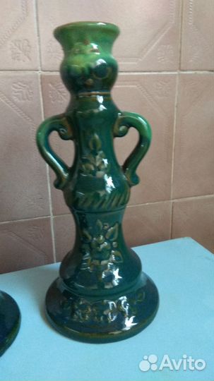 Керамический подсвечник