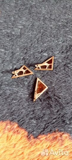 Серьги и кулон