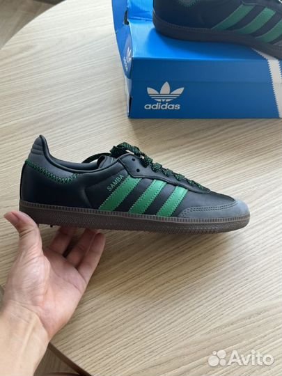 Кеды samba og green black