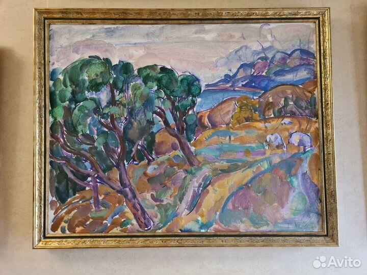 Картина Тетерина В.К. Пейзаж с деревьями