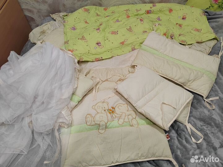 Бортики в детскую кроватку