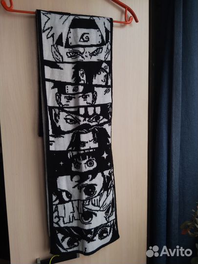 Шарф с аниме принтом