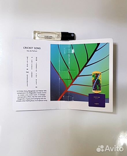 Floraiku Cricket song, eau de parfum, 1.5 ml