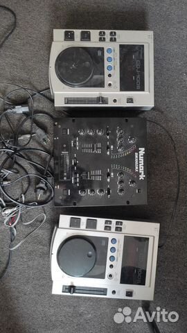 DJ CD проигрыватель pioneer CDJ-100S + микшер