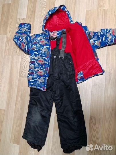 Зимний костюм для мальчика 122 128