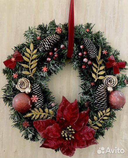 Новогодний венок большой