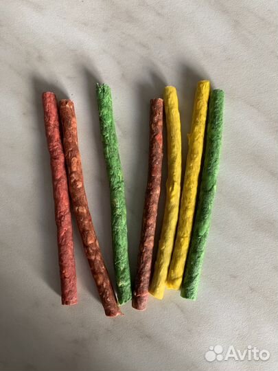 Палочки из сыромятной кожи говядины