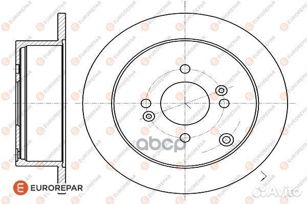 Комплект тормозных дисков 2шт hyundai aссent II