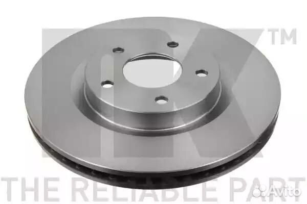 Диск тормозной передний вентилируемый nissan qashq