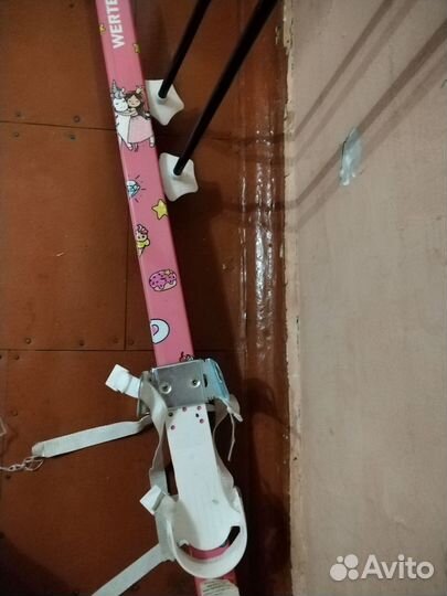 Самокат и лыжи детские