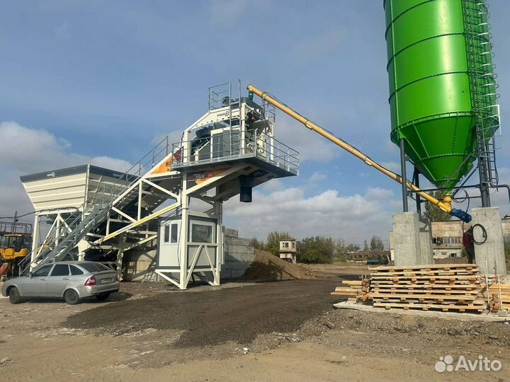 Бетонный завод с адаптацией под площадку