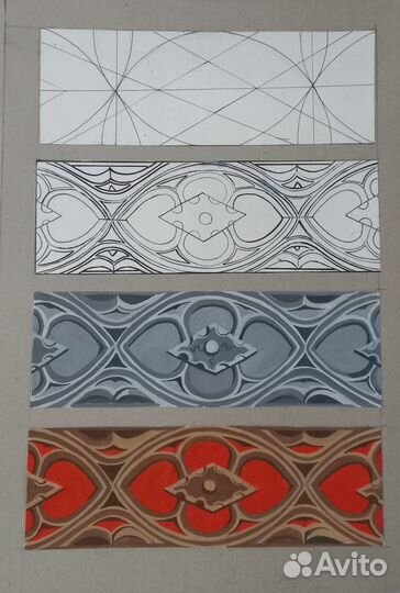 Композиция орнамент, рисунок