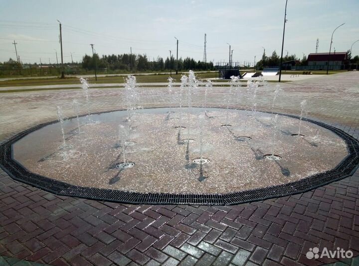 Пешеходный фонтан