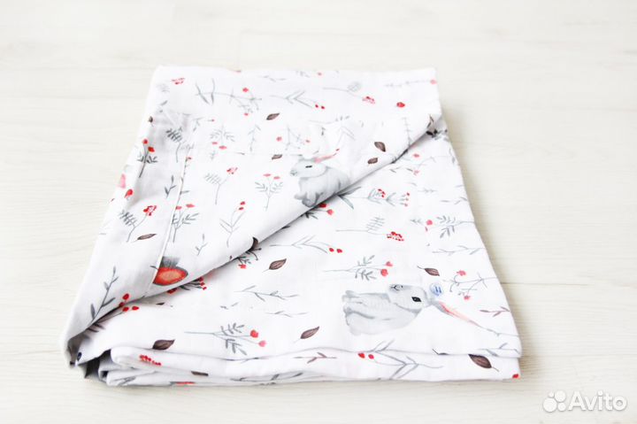 Муслиновые пледы и пеленки