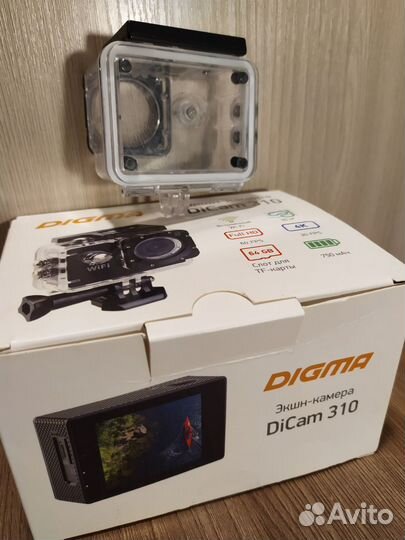 Экшн камера Digma Dicam 310 (аквабокс)