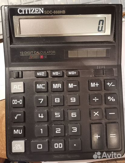 Калькулятор citizen SDC-888HB