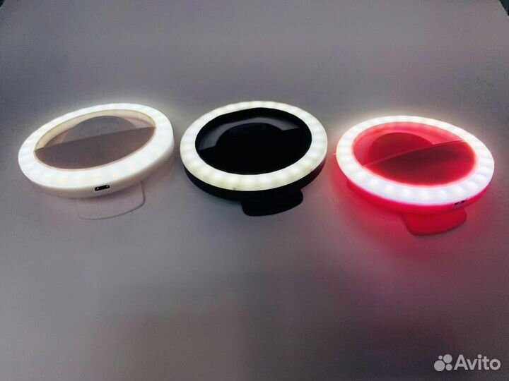 Селфи-кольцо вспышка фронтальная IOS, Android